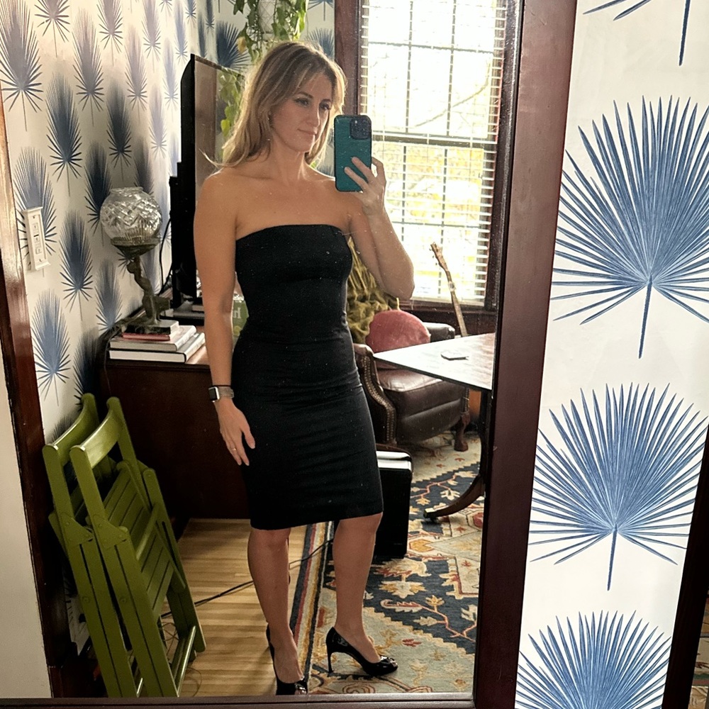 Katherine Hamnett Jeanne black dress